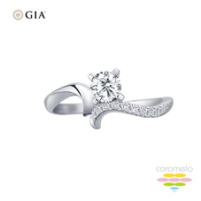 GIA 30分D/VS2鑽戒  甜蜜愛心系列