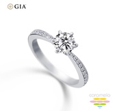 GIA 30分D/VS2鑽戒 愛情漫步系列