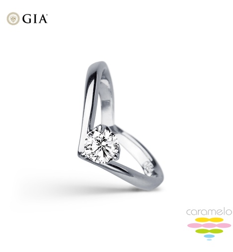 GIA 30分F/VS2鑽戒 甜蜜愛心系列