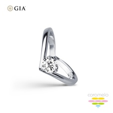 GIA 30分D/VS2鑽戒  甜蜜愛心系列